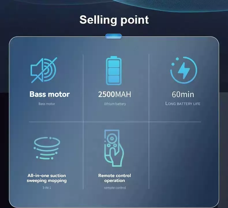 Multi-functional Robot Vacuum Cleaner with Mop